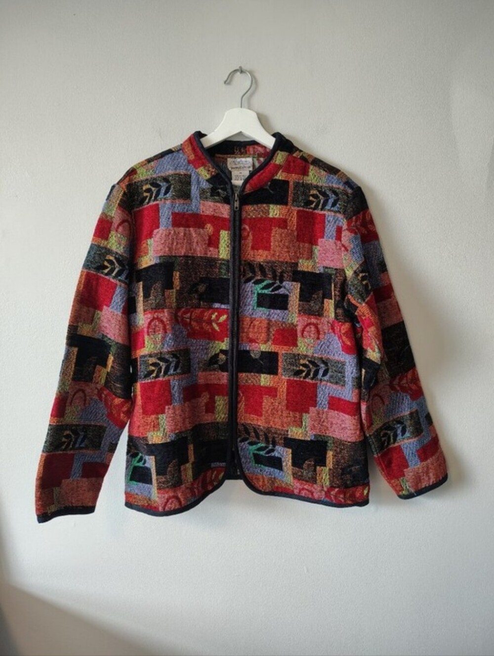 Vintage Tradition Country Collection Multicolour Tapestry Zip-up Jacket